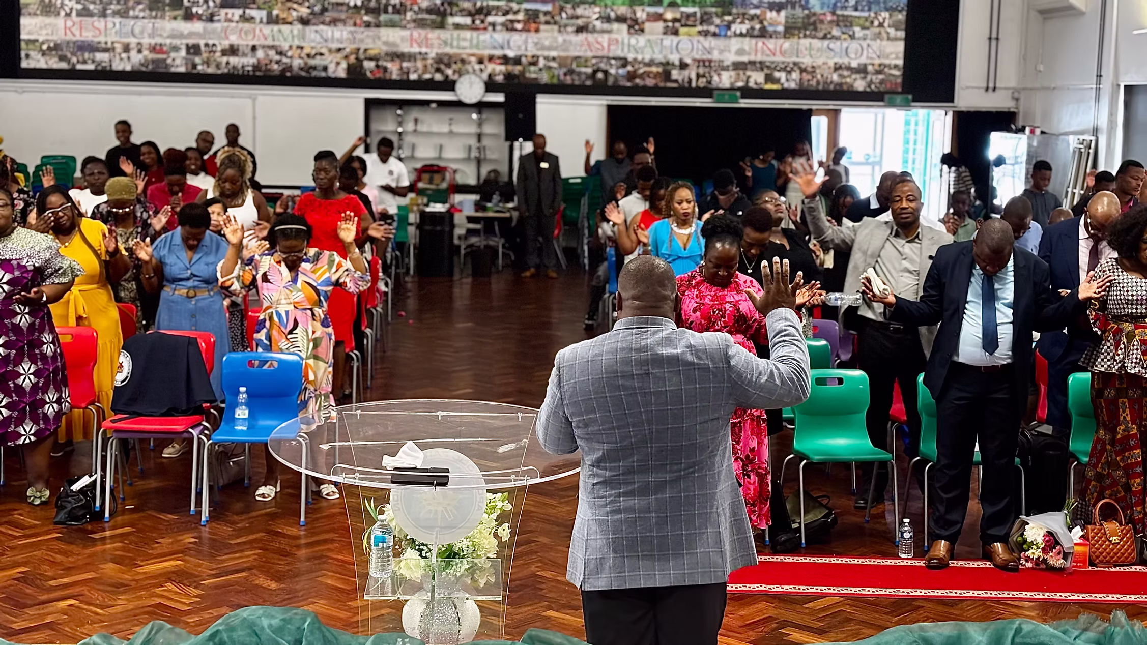 Church Family in Worship